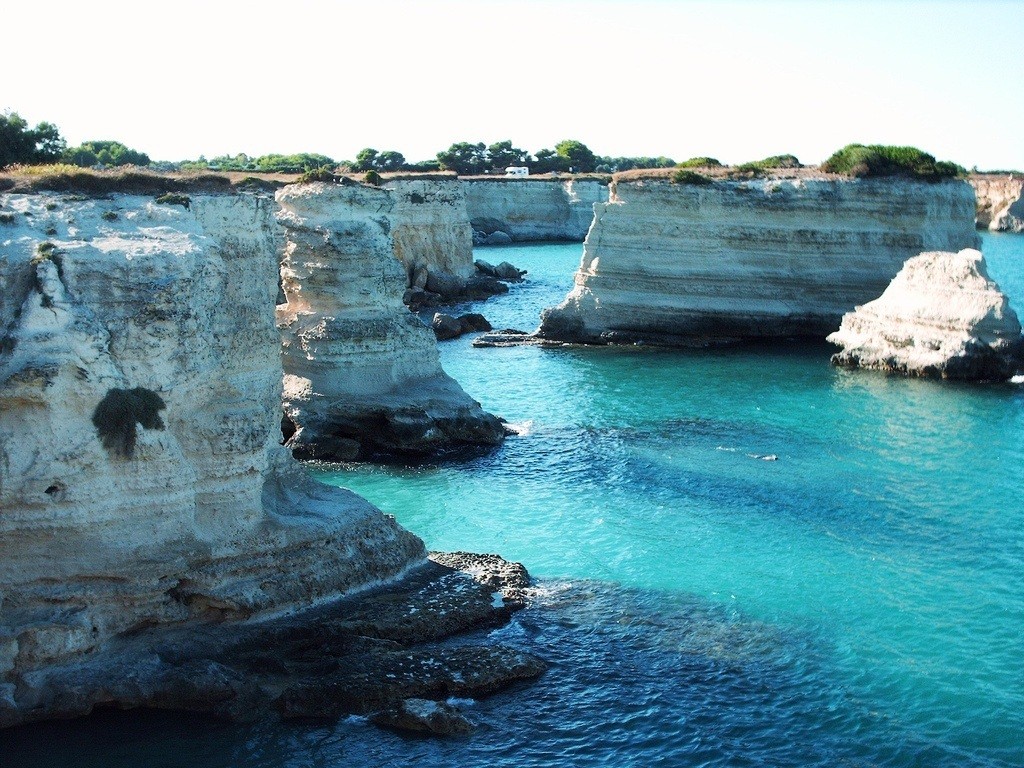 Salento, comarca de Apulia, Sur de Italia.  Visita - Foro Italia