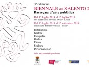 Biennale del Salento, terza edizione / Pagina Fb Tracce